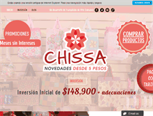 Tablet Screenshot of chissa.com.mx